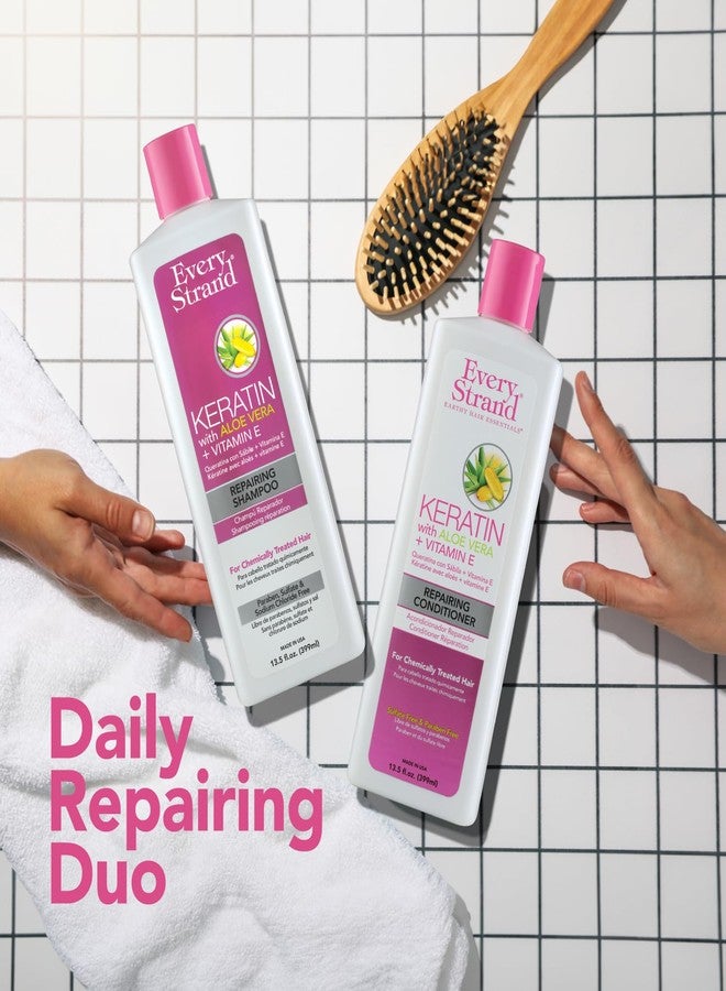 Every Strand Keratin Shampoo and Conditioner 13.5oz - Image 4